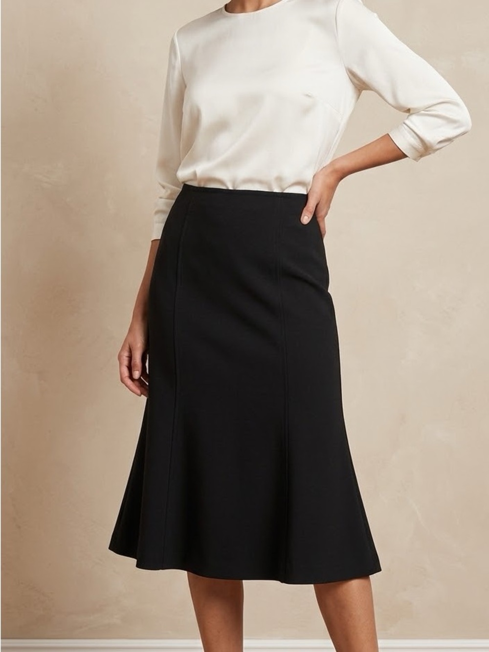 Handmade Panel A-Line Skirt